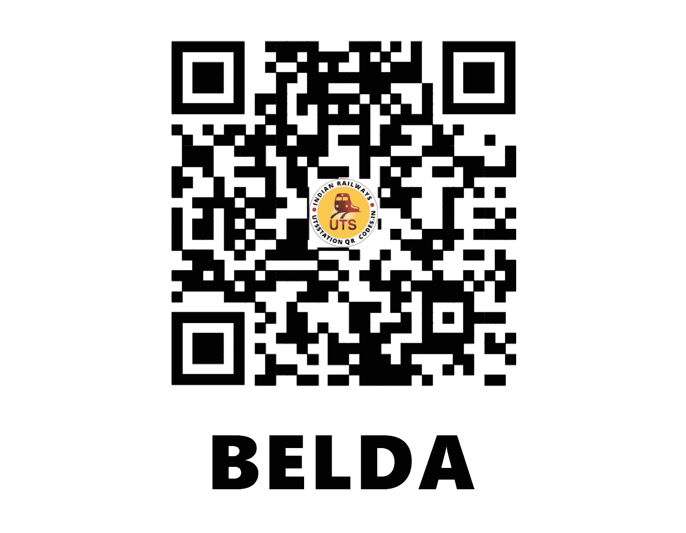UTS QR Code for BELDA - BLDA - SE (WEST BENGAL)